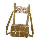 Maxbell Chest Rig Bag Practical Multifunction Workout Pack for Hiking Fishing Travel Light Khaki