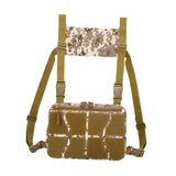 Maxbell Chest Rig Bag Practical Multifunction Workout Pack for Hiking Fishing Travel Light Khaki