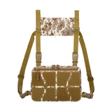 Maxbell Chest Rig Bag Practical Multifunction Workout Pack for Hiking Fishing Travel Light Khaki