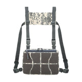 Maxbell Chest Rig Bag Practical Multifunction Workout Pack for Hiking Fishing Travel Grey