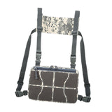 Maxbell Chest Rig Bag Practical Multifunction Workout Pack for Hiking Fishing Travel Grey