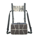 Maxbell Chest Rig Bag Practical Multifunction Workout Pack for Hiking Fishing Travel Grey