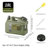 Maxbell Camping Water Storage Container Versatile Water Jug  With Storage Net