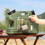 Maxbell Camping Water Storage Container Versatile Water Jug  With Storage Net