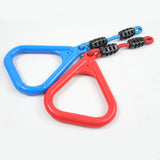 Maxbell Gymnastics Rings for Kids Fitness Trapeze for Playground Accessories Workout Red