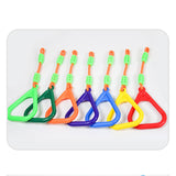 Maxbell Gymnastics Rings for Kids Fitness Trapeze for Playground Accessories Workout Red