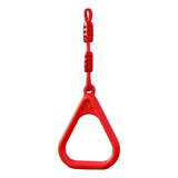 Maxbell Gymnastics Rings for Kids Fitness Trapeze for Playground Accessories Workout Red