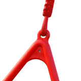 Maxbell Gymnastics Rings for Kids Fitness Trapeze for Playground Accessories Workout Red