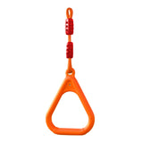 Maxbell Gymnastics Rings for Kids Fitness Trapeze for Playground Accessories Workout Orange