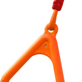 Maxbell Gymnastics Rings for Kids Fitness Trapeze for Playground Accessories Workout Orange