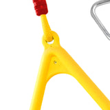 Maxbell Gymnastics Rings for Kids Fitness Trapeze for Playground Accessories Workout Yellow