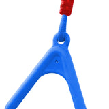 Maxbell Gymnastics Rings for Kids Fitness Trapeze for Playground Accessories Workout Blue