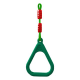 Maxbell Gymnastics Rings for Kids Fitness Trapeze for Playground Accessories Workout Green