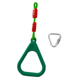 Maxbell Gymnastics Rings for Kids Fitness Trapeze for Playground Accessories Workout Green