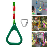 Maxbell Gymnastics Rings for Kids Fitness Trapeze for Playground Accessories Workout Green