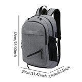 Maxbell Laptop Bag Basketball Backpacks for Outdoor Activities Birthday Gift Camping Gray