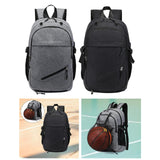 Maxbell Laptop Bag Basketball Backpacks for Outdoor Activities Birthday Gift Camping Gray