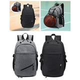 Maxbell Laptop Bag Basketball Backpacks for Outdoor Activities Birthday Gift Camping Gray
