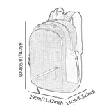 Maxbell Laptop Bag Basketball Backpacks for Outdoor Activities Birthday Gift Camping Black