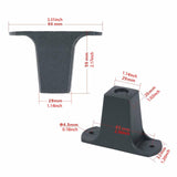 Maxbell 4x Rolling Duffle Bag Feet Foot Stand for Suitcase Spare Parts 55mm Height