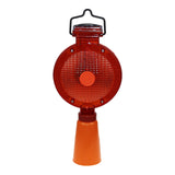 Maxbell Safety Flashing Light Super Bright for Construction Site Fence Night Driving Red