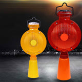 Maxbell Safety Flashing Light Super Bright for Construction Site Fence Night Driving Red