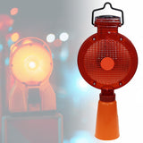 Maxbell Safety Flashing Light Super Bright for Construction Site Fence Night Driving Red
