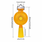 Maxbell Safety Flashing Light Super Bright for Construction Site Fence Night Driving Yellow