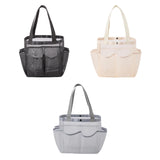 Maxbell Mesh Shower Tote with 2 Handles Quick Dry Portable for Travel Beach Camping Black