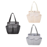 Maxbell Mesh Shower Tote with 2 Handles Quick Dry Portable for Travel Beach Camping Black