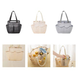 Maxbell Mesh Shower Tote with 2 Handles Quick Dry Portable for Travel Beach Camping Black