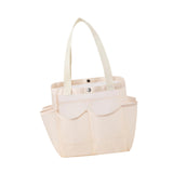Maxbell Mesh Shower Tote with 2 Handles Quick Dry Portable for Travel Beach Camping Beige