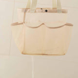 Maxbell Mesh Shower Tote with 2 Handles Quick Dry Portable for Travel Beach Camping Beige