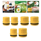 Maxbell 2 Pieces Water Bottle Sprinkler Caps Bottle Attachment for Patio Lawn Hiking Small