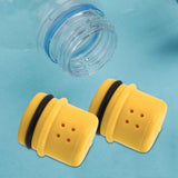 Maxbell 2 Pieces Water Bottle Sprinkler Caps Bottle Attachment for Patio Lawn Hiking Small