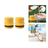 Maxbell 2 Pieces Water Bottle Sprinkler Caps Bottle Attachment for Patio Lawn Hiking Small