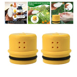 Maxbell 2 Pieces Water Bottle Sprinkler Caps Bottle Attachment for Patio Lawn Hiking Large