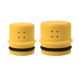Maxbell 2 Pieces Water Bottle Sprinkler Caps Bottle Attachment for Patio Lawn Hiking Small and Large