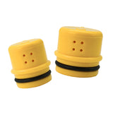 Maxbell 2 Pieces Water Bottle Sprinkler Caps Bottle Attachment for Patio Lawn Hiking Small and Large