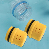 Maxbell 2 Pieces Water Bottle Sprinkler Caps Bottle Attachment for Patio Lawn Hiking Small and Large