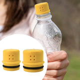 Maxbell 2 Pieces Water Bottle Sprinkler Caps Bottle Attachment for Patio Lawn Hiking Small and Large