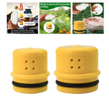 Maxbell 2 Pieces Water Bottle Sprinkler Caps Bottle Attachment for Patio Lawn Hiking Small and Large