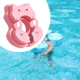 Maxbell Non Inflatable Float Soft Lightweight Waist Swim Toy for Children Boys Girls pink
