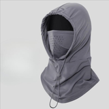 Maxbell Balaclava Hood Mask Fashion Breathable for Running Outdoor Activities Biking Gray