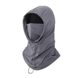 Maxbell Balaclava Hood Mask Fashion Breathable for Running Outdoor Activities Biking Gray