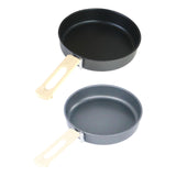 Maxbell Camping Fry Pan Reusable Nonstick Skillet for Backpacking Picnic Hiking