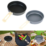 Maxbell Camping Fry Pan Reusable Nonstick Skillet for Backpacking Picnic Hiking