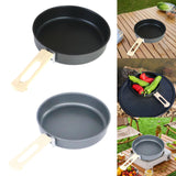 Maxbell Camping Fry Pan Reusable Nonstick Skillet for Backpacking Picnic Hiking