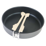 Maxbell Camping Fry Pan Reusable Nonstick Skillet for Backpacking Picnic Hiking