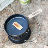 Maxbell Camping Fry Pan Reusable Nonstick Skillet for Backpacking Picnic Hiking